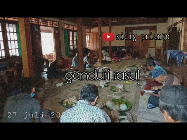 Prosesi Genduri Rasul (pakelrejo,piyaman,wonosari,gunungkidul) class=