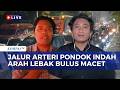 Hujan Deras dan Banjir, Arus Lalu Lintas di Pondok Indah dan Tol Dalam Kota Macet