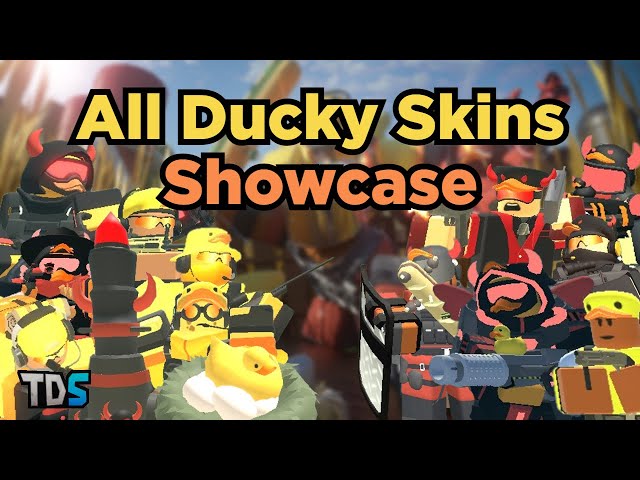 ALL VIGILANTE SKIN SHOWCASE - Tower Defense Simulator 