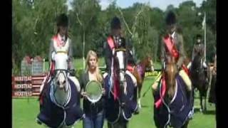 Jess Mendoza Showjumping at the National Schools Championships in 2007