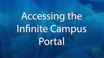 Infinite Campus Portal Tutorial