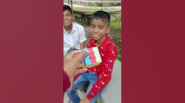 First 3 by 3 cube solving from kartik#short #cuber #viralvideo