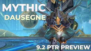 Mythic Dausegne, the Fallen Oracle 9.2 PTR Raid Testing | Sepulcher of the First Ones