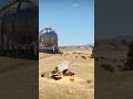Tactical Missile Battery Obliterates Targets In Open Desert.