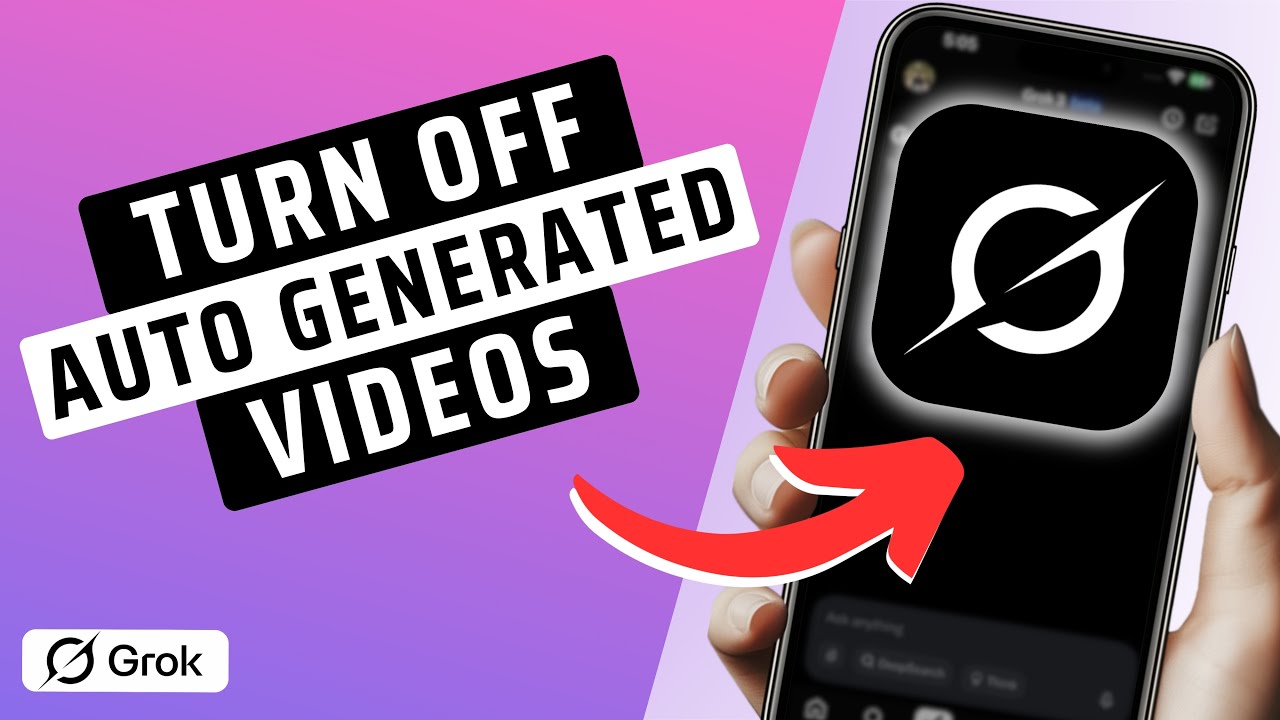 How To Turn Off Auto Generated Videos In Grok AI App - YouTube