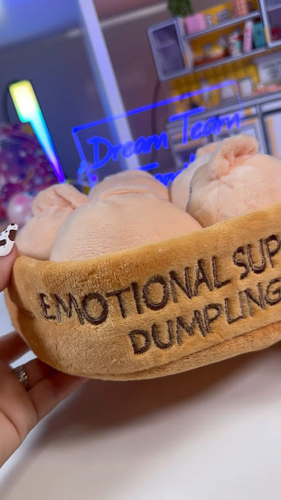 Emotion Support Dumplings 🥟 #plush #asmr #emotionalsupport 