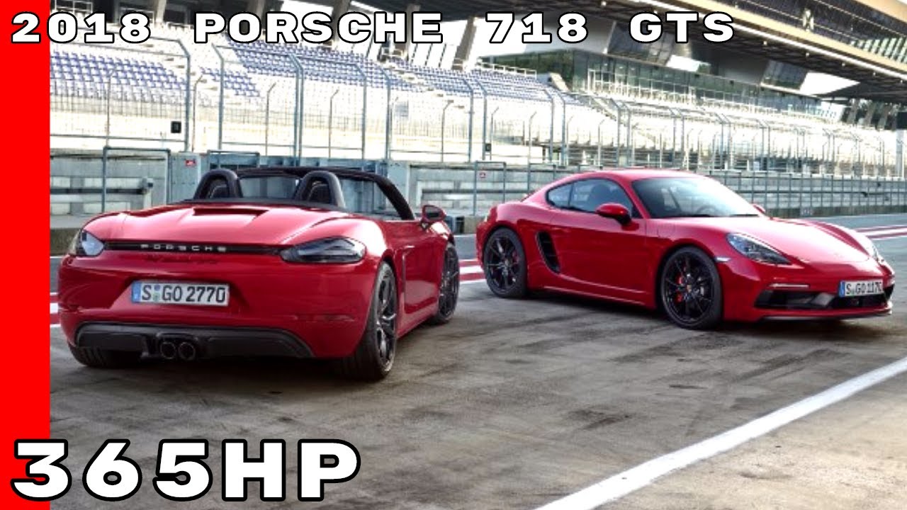 The 365 HP Porsche 718 GTS Has More Power, More Alcantara, Still The Same Number Of Cylinders