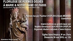 Sophie-Véronique Cauchefer-Choplin, improvisations sur des poèmes (Saint-Sulpice)