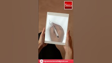 Placement of i dot in handwriting