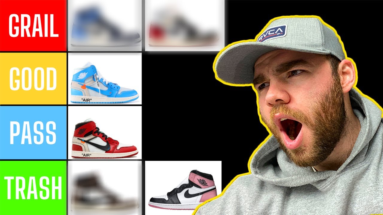 Jordan 1 Tier List! Ranking Every Air Jordan 1 - YouTube