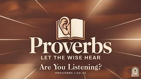 Are You Listening? (Proverbs 1:20-33) | The Narrow Junior High Ministry | Pastor Jacob Mock
