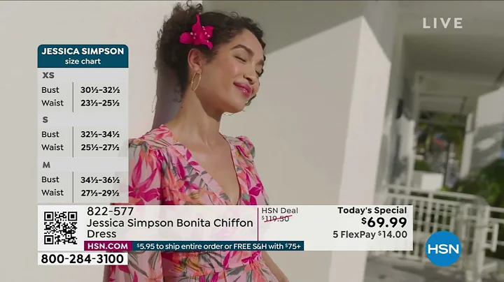 Jessica Simpson Bonita Chiffon Dress