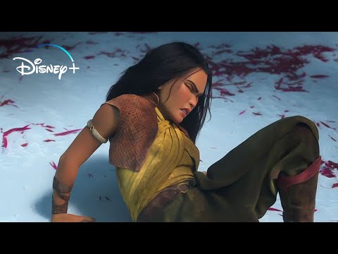 Raya and the Last Dragon - Namaari defeats Raya and Sisu Defends Her (4k) Movie Clip