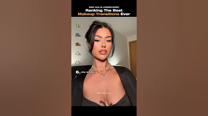 Ranking The Best Makeup Transitions Ever #makeup #ranking #tiktok #usa