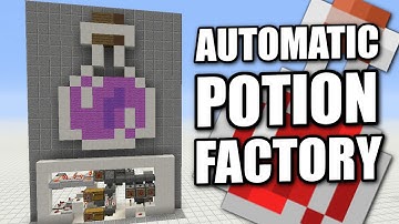 Minecraft Bedrock - AUTOMATIC POTION BREW FACTORY 🧪[ Tutorial ] MCPE / Xbox / Switch / Windows 10