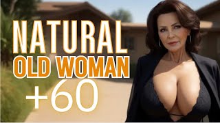 Natural Older Woman Over 60 Attractively Dressed Classy | Natural Older Ladies Over 60