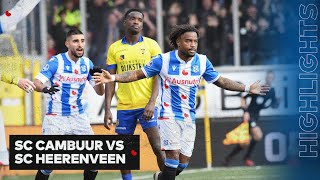 🤍💙 De BAAS in Fryslân | Highlights SC Cambuur - sc Heerenveen