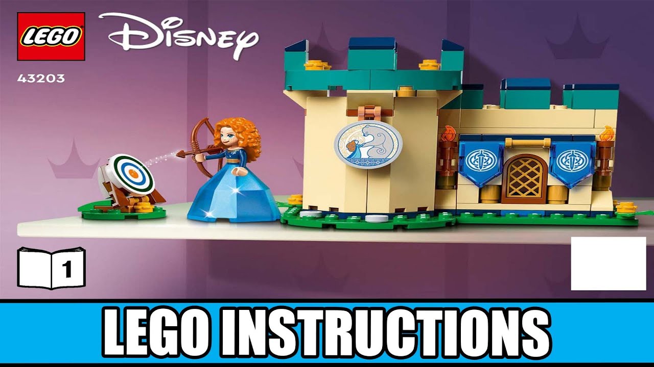 Disney - Aurora, Merida and Tiana's Enchanted Creations LEGO instructions