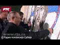 Putin, Vučić i patrijarh Irinej ugradili deliće mozaika u Hramu Svetog Save