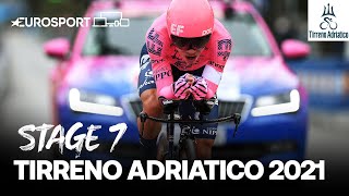 Tirreno-Adriatico 2021 - Stage 7 Highlights | Cycling | Eurosport