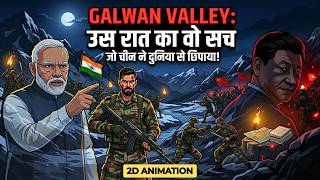 Galwan Valley: उस रात का वो सच जो चीन ने दुनिया से छिपाया! | 2D Animation