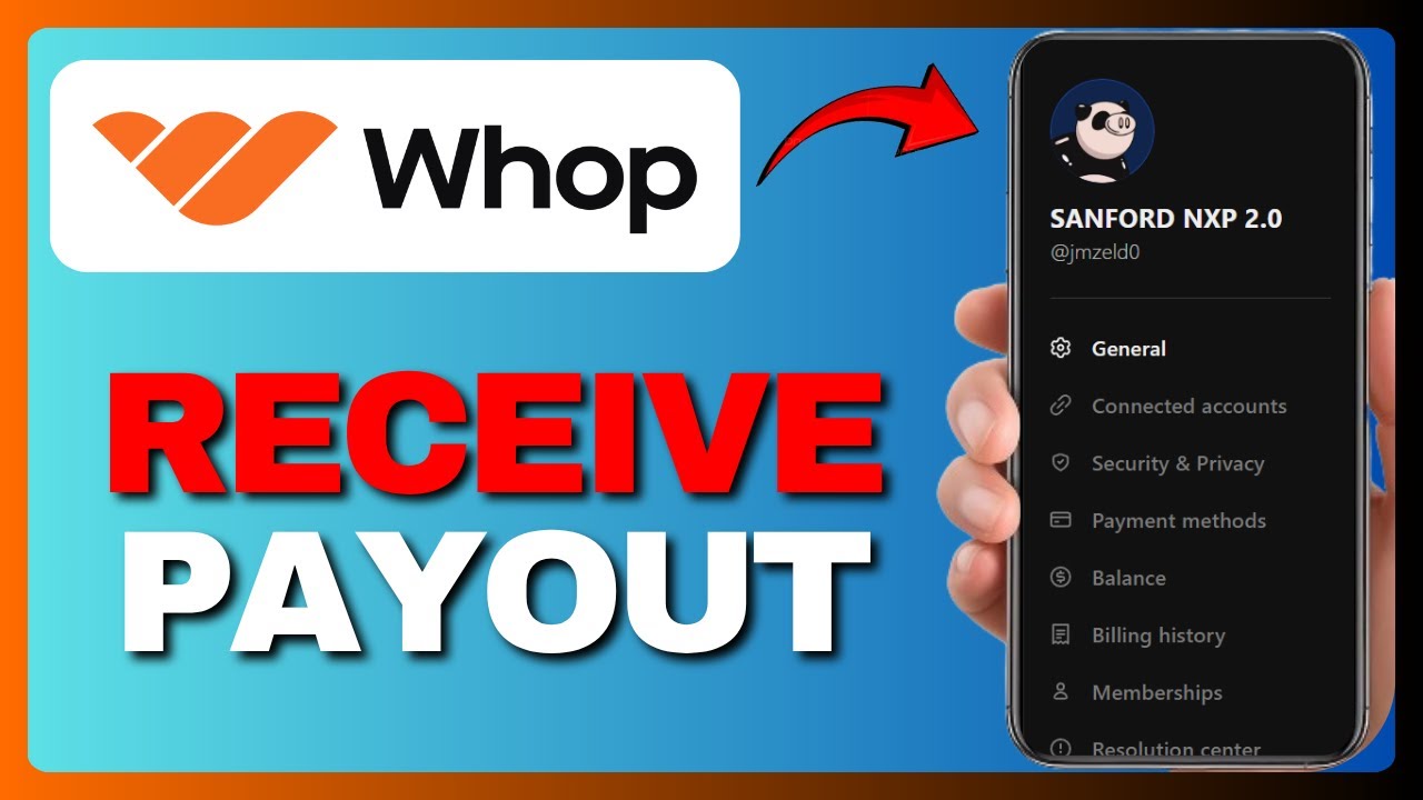 HOW TO RECEIVE YOUR PAYOUT FROM WHOP 2025!