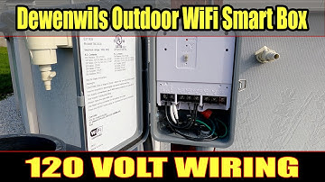 Dewenwils Outdoor WiFi Smart Box for Off-Grid Solar Powered Pool Pump