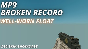 MP9 Broken Record (Well-Worn) | CS2 Skin Showcase