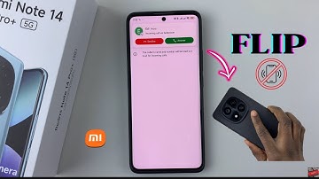 How To Enable Flip To Silence Incoming Calls On Redmi Note 14 / 14 Pro+