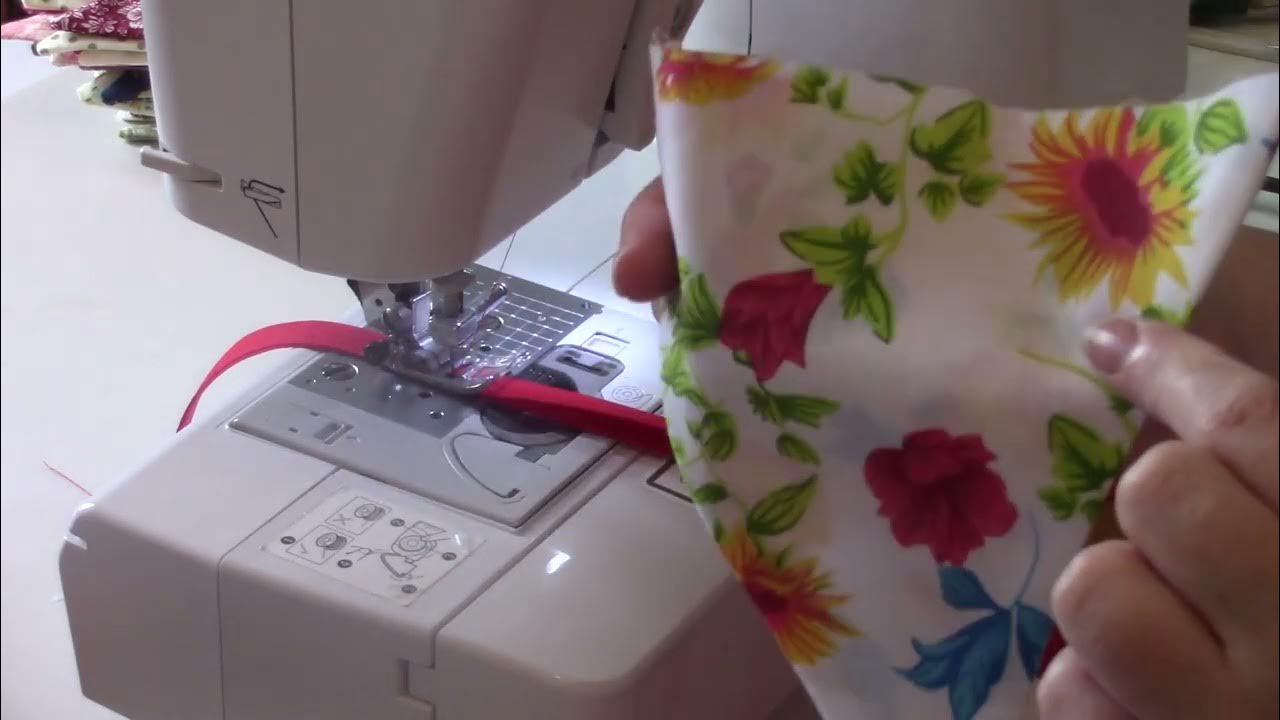 Making Bunting Sewing flags to Bias Binding YouTube