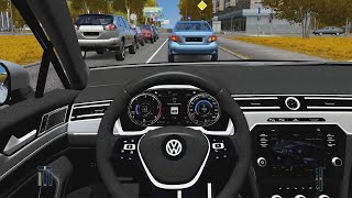 Volkswagen Passat B8 - City Car Driving #citycardriving #volkswagen screenshot 2