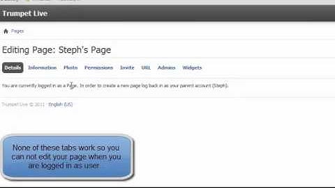 Login as Page BUG - cannot edit page - tabs not working - PhpFox RC 3 V.3