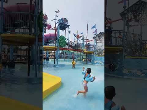 A Huge Water Bucket In Water Park