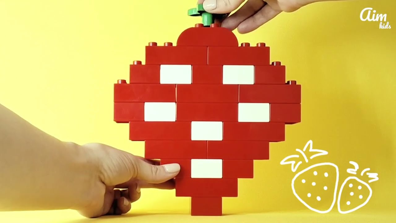 Лего-конструювання  ПОЛУНИЧКА 🍓