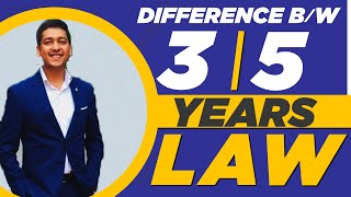 Difference between 3 Year and 5 Year LLB