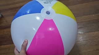 HONEST review of this INTEX Glossy Panel Inflatable Beach Ball