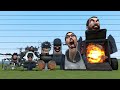 ALL SKIBIDI TOILET BOSSES SIZE COMPARISON In Garry S Mod 