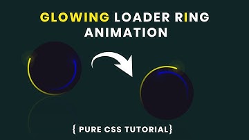 Glowing Loading Animation | Circle Loading Animation Using Only HTML5 | CSS3 | Code4Education | 2020