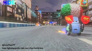 Hdr Cars 2 The Video Game Team Lightning Guido - Battle Race Vista Run 3 Laps