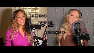 Mariah Carey - Hero (April 2020) vs Hero (Dec 2020) - Live From Home Edition