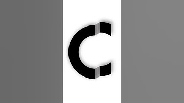 C Logo In CorelDRAW Ideas03 | CorelDRAW Tutorial | #shorts​ #yt​ #trending​