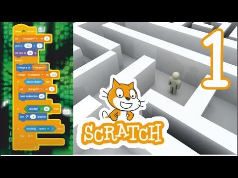 Видео: Рандомный 3d лабиринт а-ля Wolfenstein в Scratch #1 - Объединяем рандомную генерацию с 3d