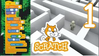 Рандомный 3d лабиринт а-ля Wolfenstein в Scratch #1 - Объединяем рандомную генерацию с 3d