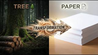 How Paper Is Made From Trees 🌲 | You Won’t Believe How Trees Become Paper (Factory Secrets Revealed)