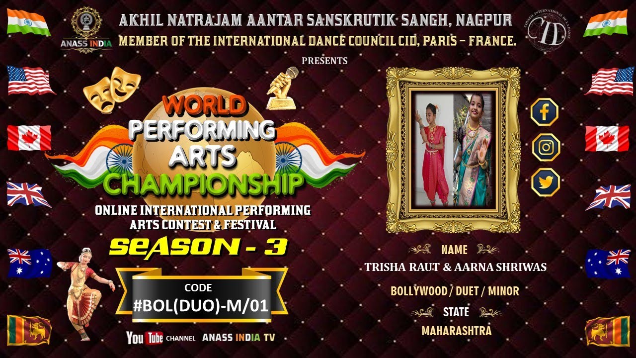 TRISHA RAUT & AARNA SHRIWAS (MAHARASHTRA) CODE 