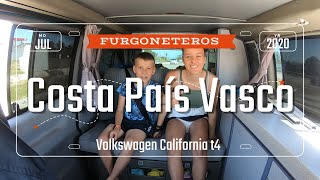 Roadtrip en Familia: De Asturias hasta El País Vasco en VW California T4 | Costa Vasca y más 🚐💨2020