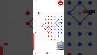 Are you team red 🔴 or blue 🔵? #replay #fullgame #gameplay #match #dotclash #games #boardgames
