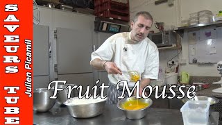 How to make Fruit Mousse you can use any fruit for this with The French Baker TV Chef Julien Picamil