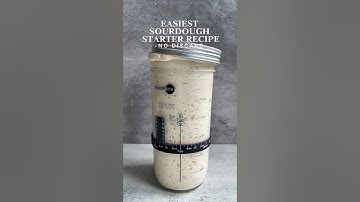 The Easiest Zero-Waste Sourdough Starter Recipe Ever! #bread#homebaking #sourdough #trending #recipe