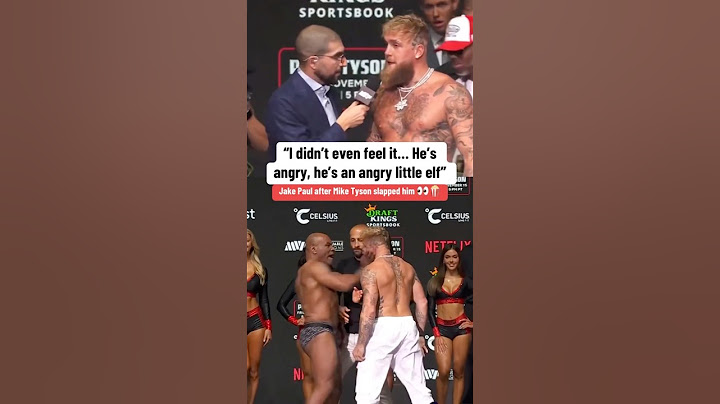 Mike Tyson slaps Jake Paul at weigh-in 🤯